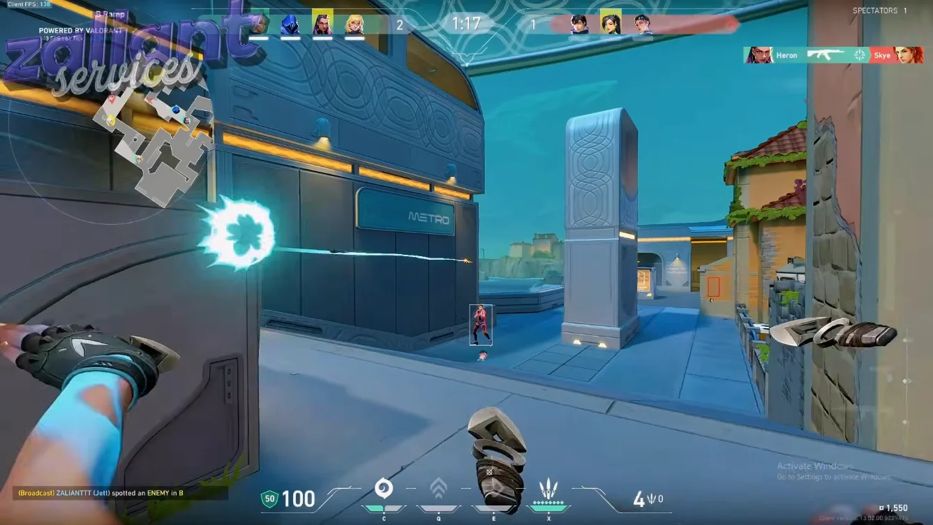 Valorant Private tier — ranked combat ESP and aimbot clip
